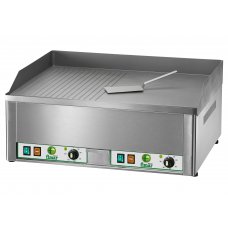 FRY TOP DOPPIO ELETTRICO LISCIO E RIGATO FRY2LR