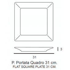 PIATTO PIANO KIMI CM 31 6 PZ