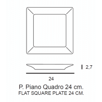 PIATTO PIANO KIMI CM 24 6 PZ