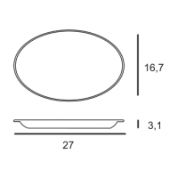 OVALE ROMA CM 27 15 PZ