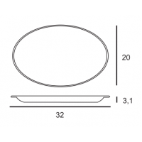 OVALE ROMA CM 32 10 PZ