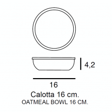 CALOTTA TIVOLI CM 16 6 PZ